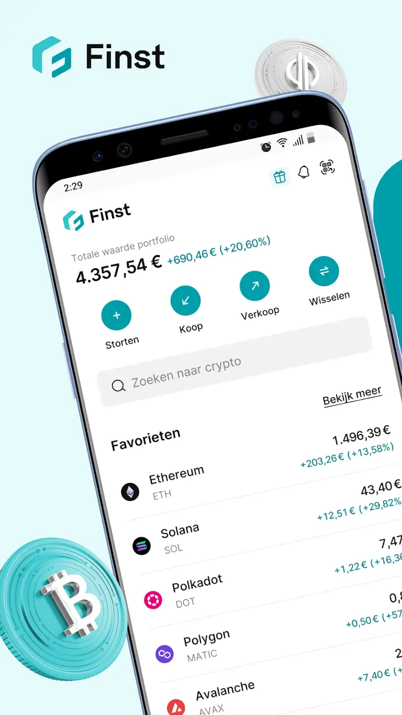 Finst app voorbeeld