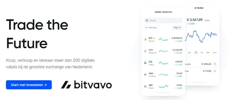 Bitvavo - beste crypto exchange voor beginners